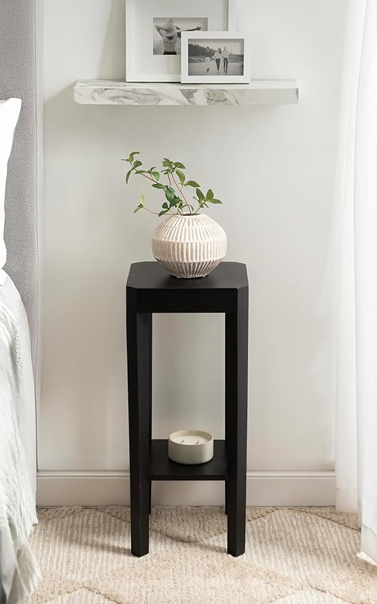 Kate and Laurel Talcott Modern Square Wood Drink Table, Transitional Decorative - Image 4
