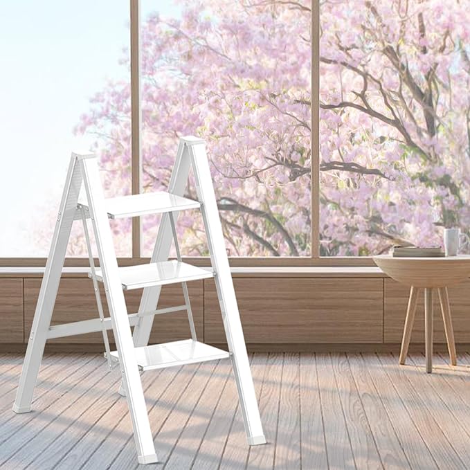 3 Step Lightweight Folding Ladder - Image 5