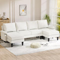 U Shaped Sectional Couch, Convertible Modular Sectional Sofa by FONTOI