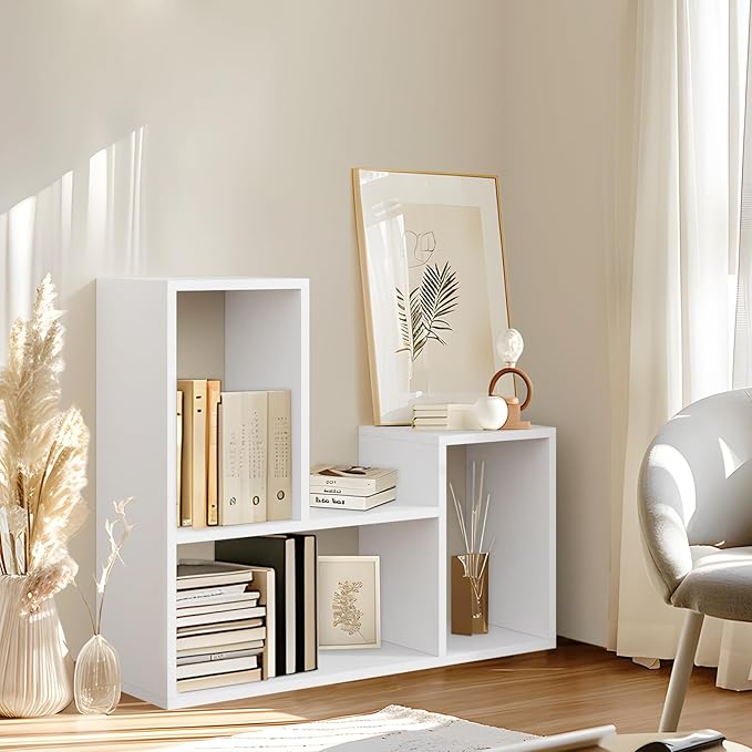 Kaboon Free-Form Modular Shelving Unit, Freestanding Bookcase 10 Inches Deep - Image 2
