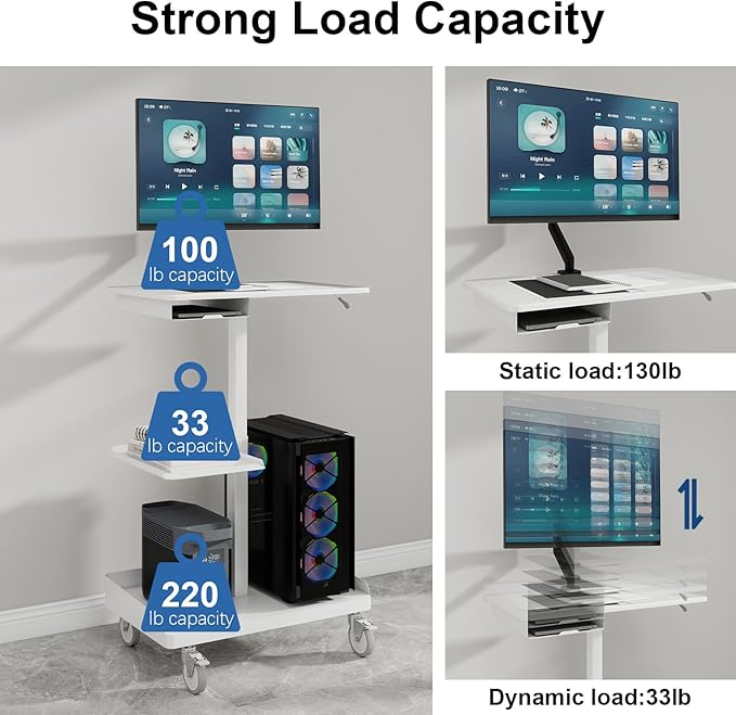 Natwind Mobile Workstation Cart - Image 4