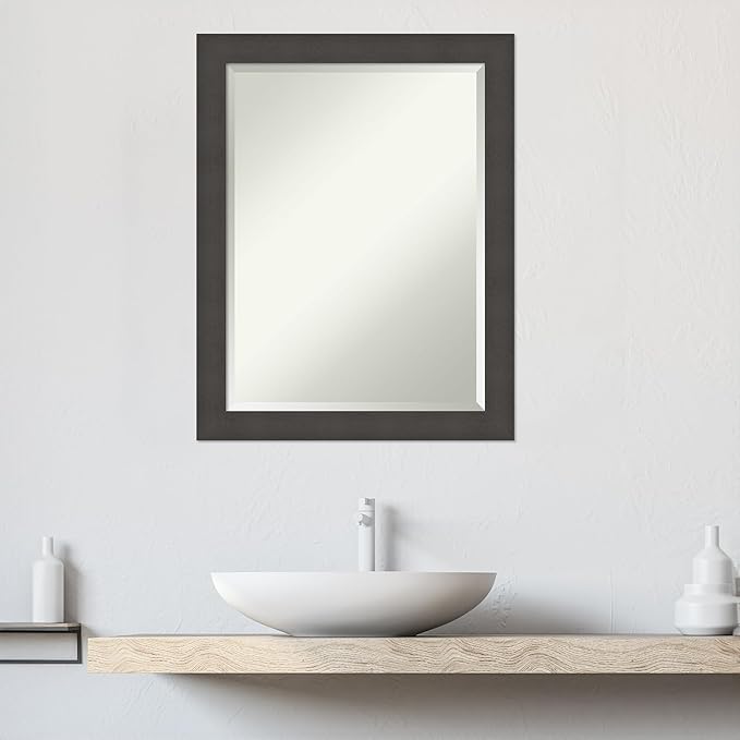 Amanti Art Silver Bathroom Mirror - Image 6