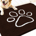 OLANLY Door Mat for Muddy Dog Paws 30x20, Ultra Absorbent Chenille Mud Doormat by OLANLY