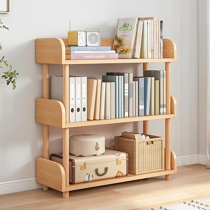 3-Tier Wooden Open Bookcase by OSCHF