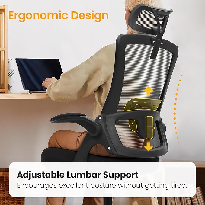 NEO CHAIR Ergonomic Office Desk Chair High Back Computer Gaming Mesh Chair - Image 4