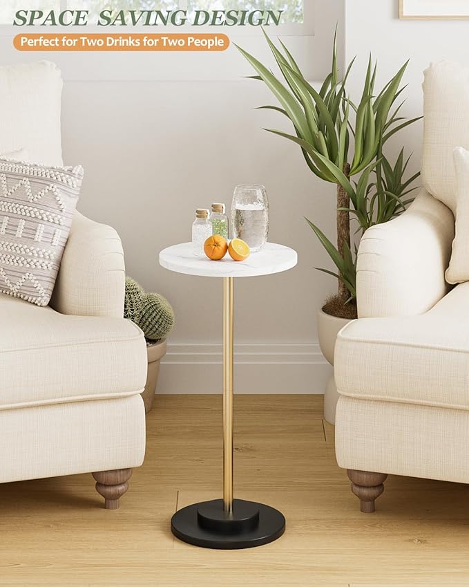 Round Side Table, Small Drink Table - Image 5