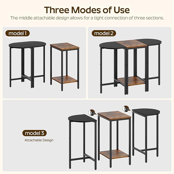 Small Side End Table, Nesting Side Table - Image 4