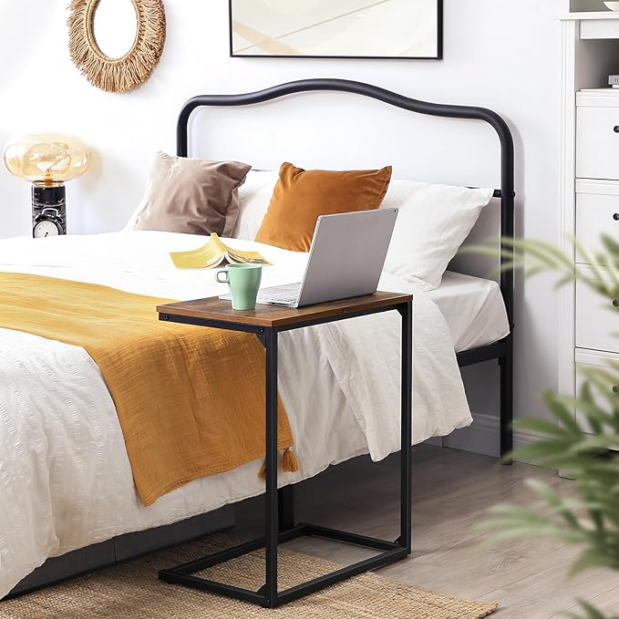 VASAGLE Set of 2 C Shape End Tables, Small Coffee Tables - Image 9