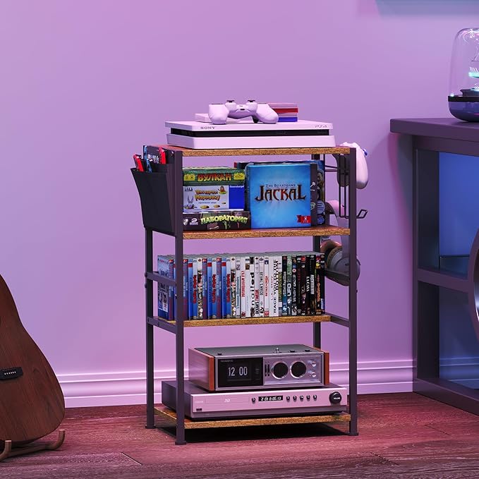 4-Tier AV Media Stand, Game Console Stand - Image 9