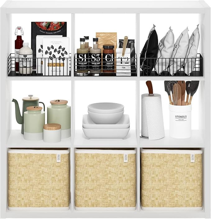 Furinno Cubicle Open Back Decorative Cube Storage Organizer - Image 7
