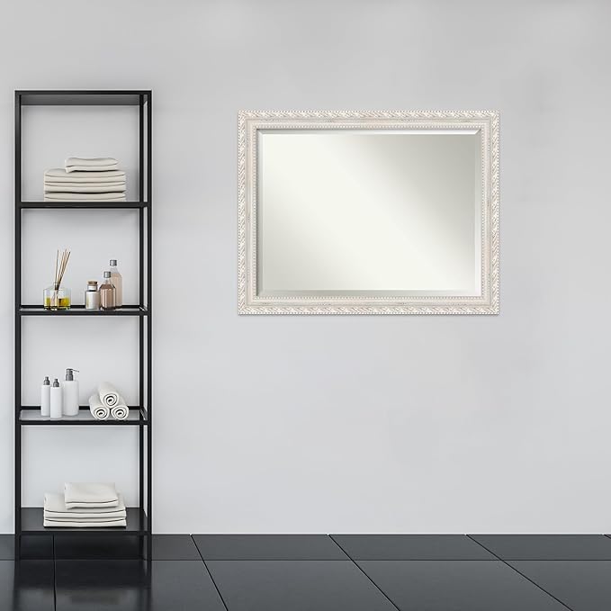 Amanti Art White Bathroom Mirror - Image 5