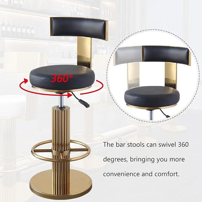 FUNROLUX Swivel Bar Stools - Image 5