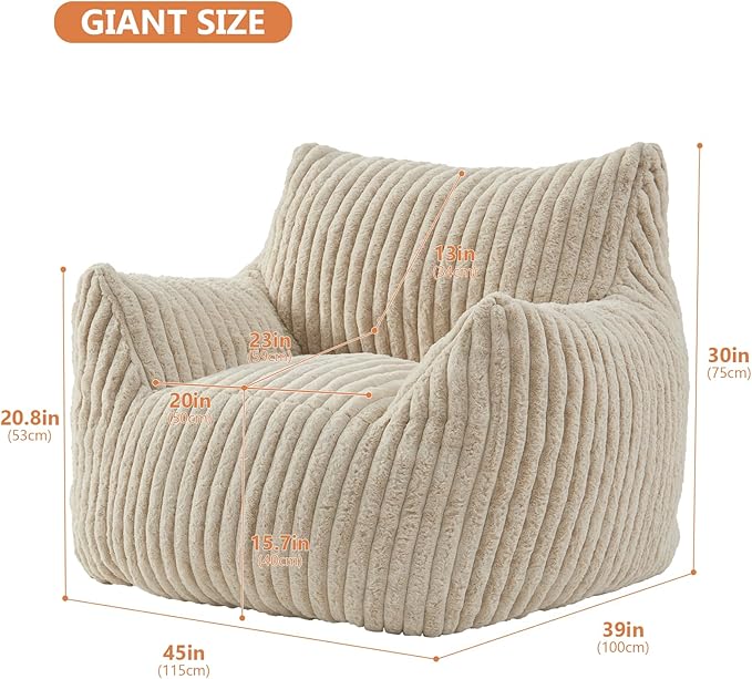 Giant Bean Bag Chairs for Adults - Image 2