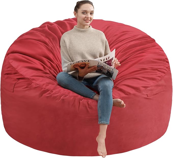 6FT Bean Bag Chair, Large Bean Bag Chairs by SIMFLAG