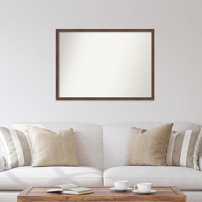 Amanti Art Brown Bathroom Mirror - Image 6