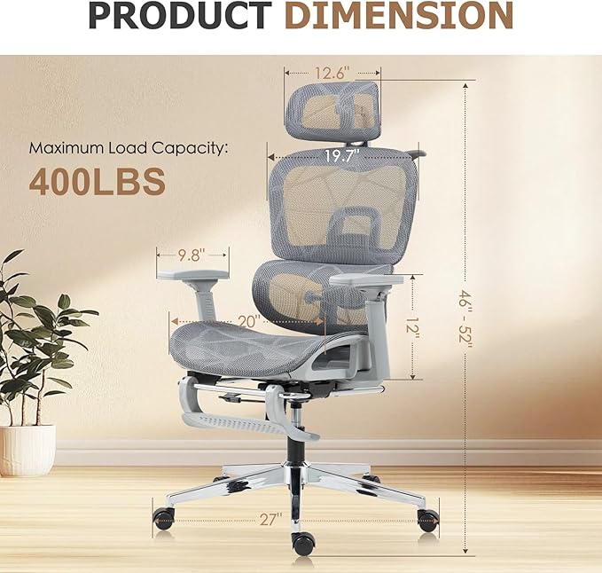 Ergonomic Mesh Office & Gaming Chair - Image 2