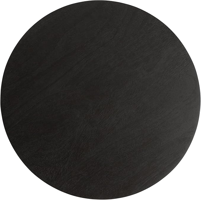 Kate and Laurel Talcott Modern Round Wood Side Table, Natural Wood, - Image 8