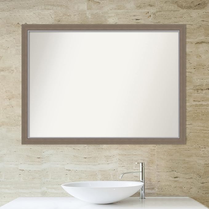 Amanti Art Black Bathroom Mirror - Image 6