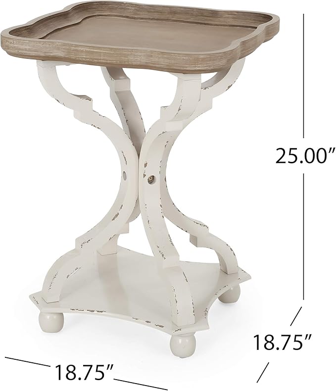 Christopher Knight Home Eudora French Country Accent Table - Image 3
