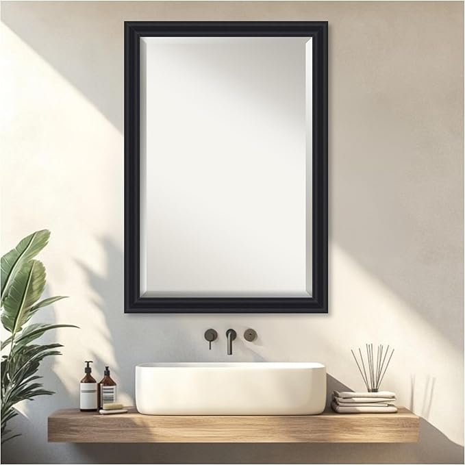 Amanti Art Black Bathroom Mirror - Image 5