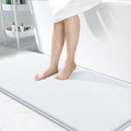 OLANLY Thick Memory Foam Bath Mat Rug 47x24, Extra Soft Absorbent Bathroom Rug by OLANLY