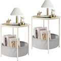 VECELO Round Side/End Table by VECELO