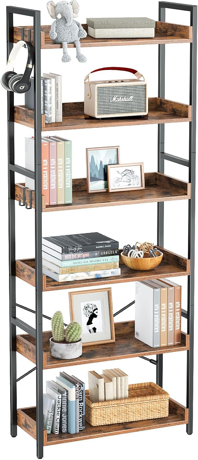 Rolanstar Bookshelf 6 Tier - Image 9