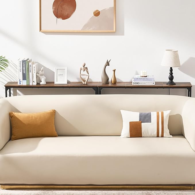 Console Table, Narrow Entryway Table, Thin Sofa Table, Behind Couch Table - Image 7