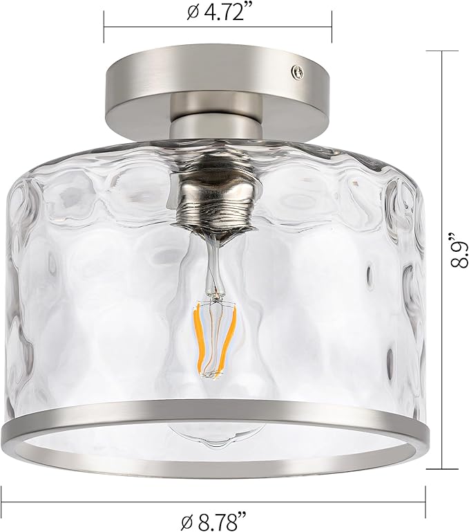 Modern Semi Flush Mount Ceiling Light - Image 2