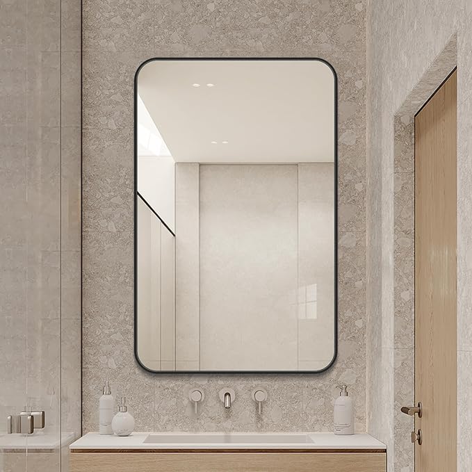 Large Modern Bathroom Mirror - Image 2
