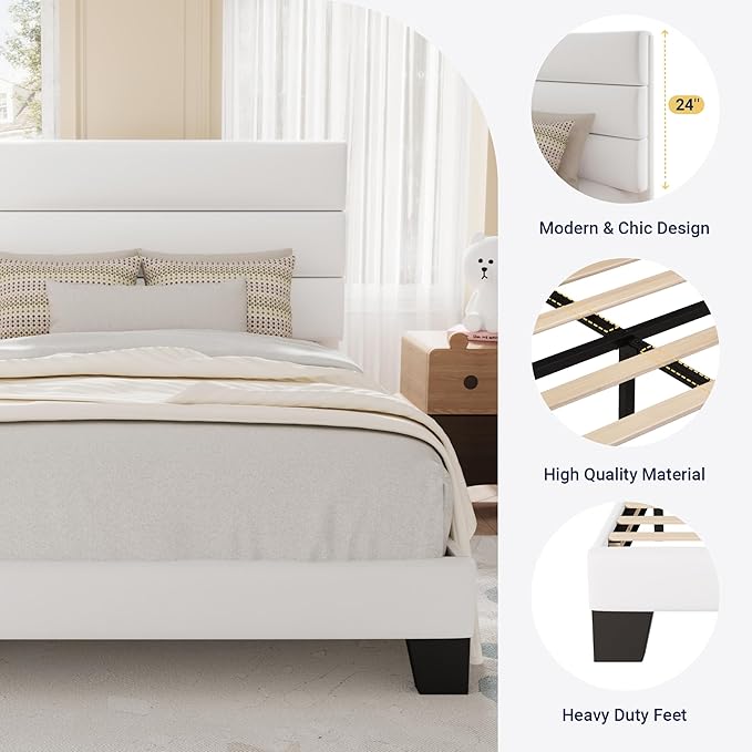 Allewie Twin Size Platform Bed Frame - Image 6