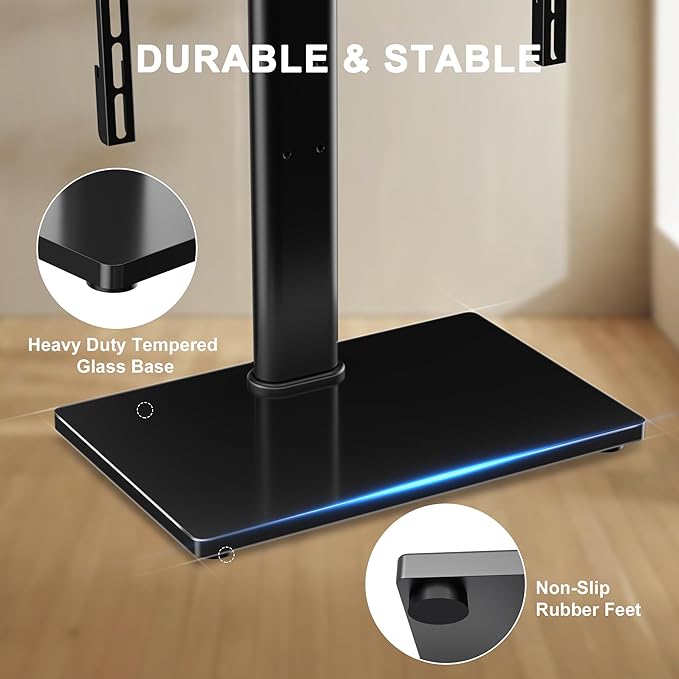 Universal Swivel TV Stand Base Table Top TV Stand - Image 7