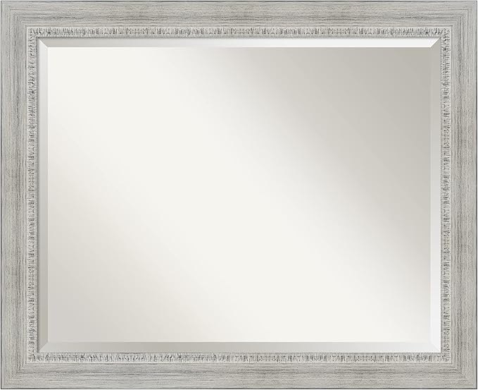 Amanti Art White Bathroom Mirror by AmantiArt