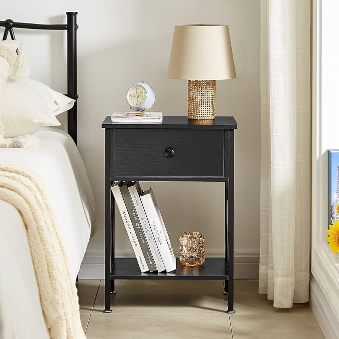 VECELO Nightstands, Modern End Side Tables, Night Stand - Image 4