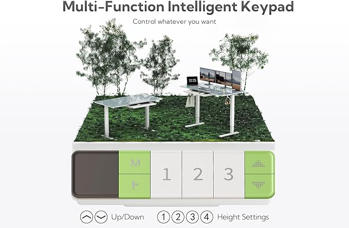 INNOVAR Glass Standing Desk - Image 8