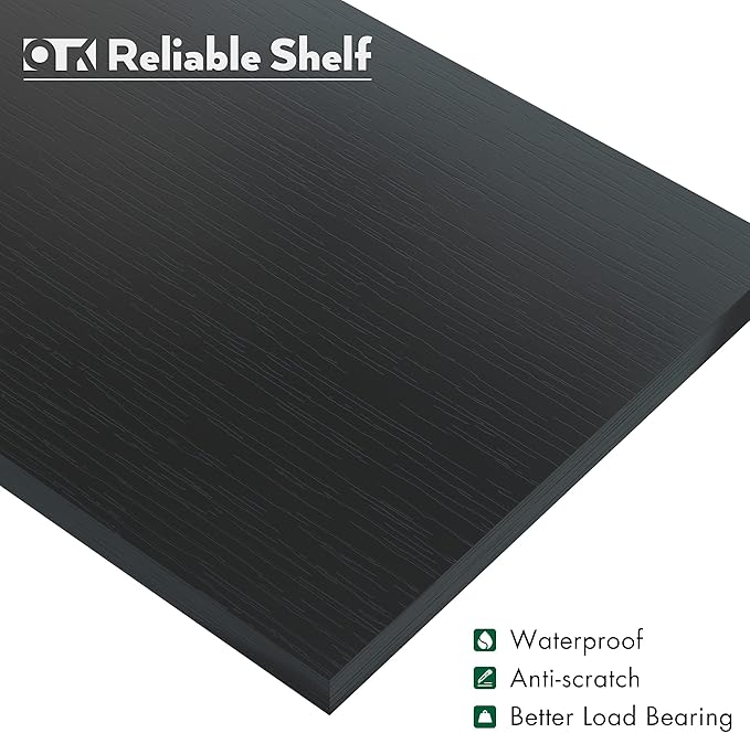 OTK 6 Tier Adjustable Bookshelf, Tall Bookcase, Office Shelf Storage Organizer - Image 6