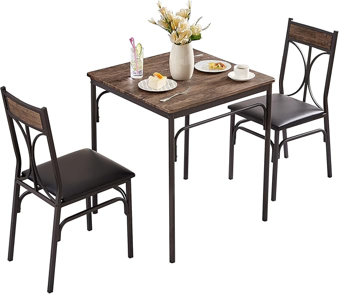 VECELO Kitchen Dining Room Table Set by VECELO