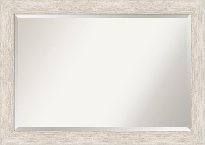 Amanti Art White Bathroom Mirror by AmantiArt