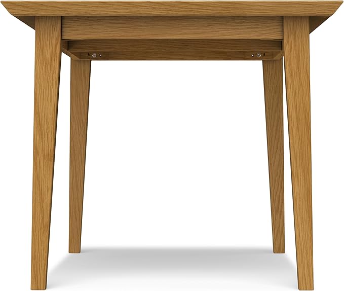 SIMPLIHOME Colby Dining Table, Solid Wood Oak Veneer in Oak, 60 x 36 inches - Image 8