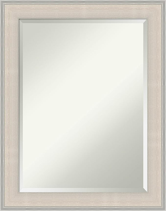 Amanti Art White Bathroom Mirror by AmantiArt