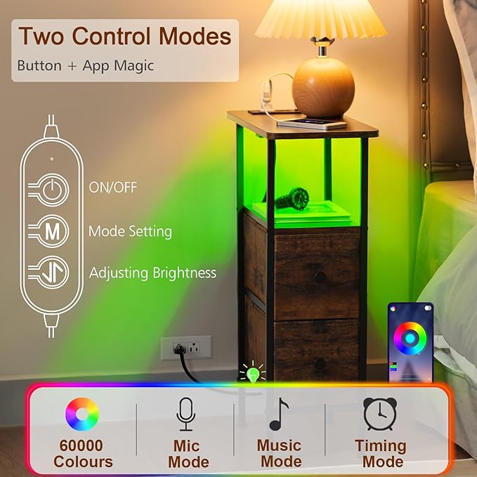 Narrow End Table Living Room - Image 5