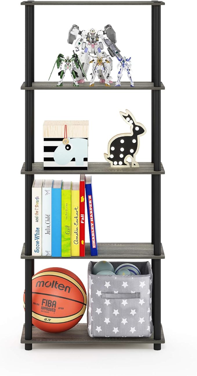 Furinno Turn-N-Tube 5-Tier Multipurpose Shelf / Display Rack / Storage Shelf / - Image 4