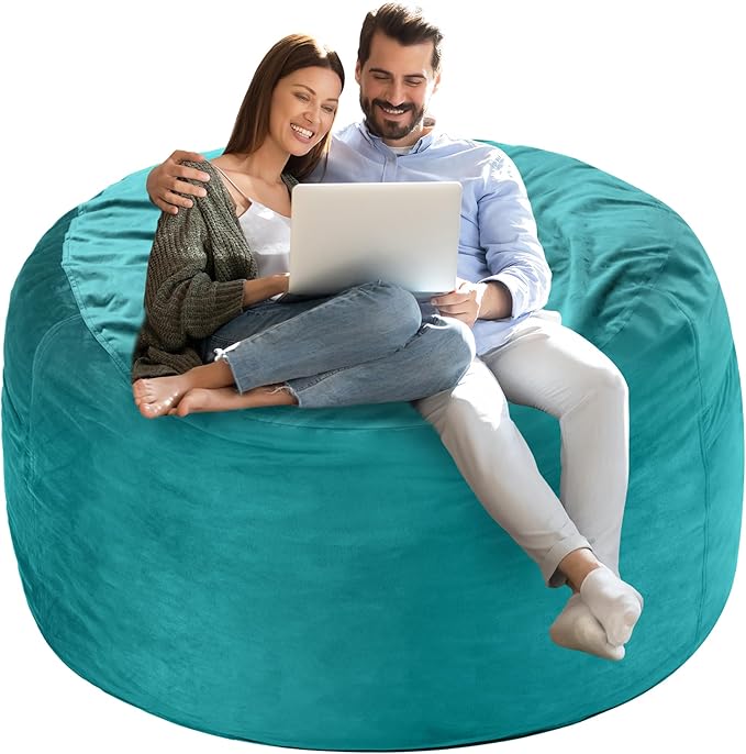 Homguava 4 FT Bean Bag Chair: 4' Bean Bags - Image 6