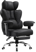 COMHOMA Big and Tall Office Chair 400LBS Wide Ergonomic Fabric Deluxe Embossing by ComHoma