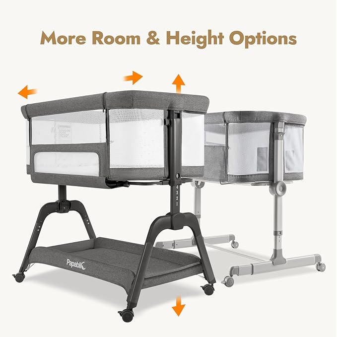 Papablic Baby Bassinet, Bedside Bassinet - Image 6