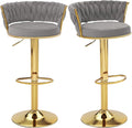 VECELO Bar Stools Set of 2, Adjustable Barstools Counter Height Stools by VECELO