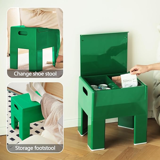 Nightstand Bedside with Storage Space, Dorm and Small Spaces, Easy Assembly - Image 9