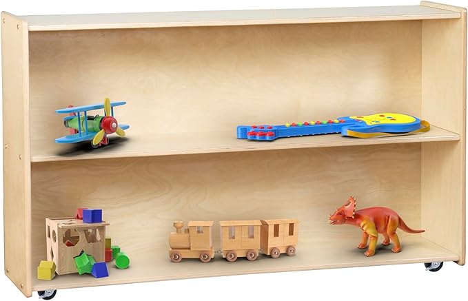 2 Shelf Montessori Horizontal Bookcase by RRIGoods
