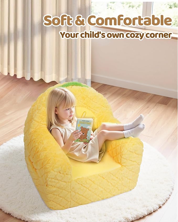 Toddler Chair, Comfy Foam Kids Couch - Image 5