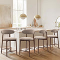 COLAMY Counter Height Bar Stools Set of 4, Kitchen Bar Stools by COLAMYINC